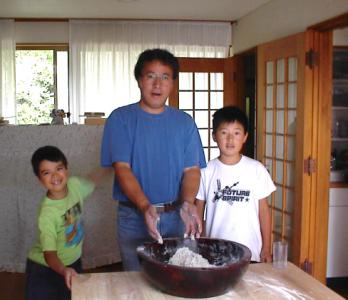 Mr. Nitta makes us SOBA