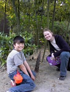 Jaime and Kevin with Baby Bamboo