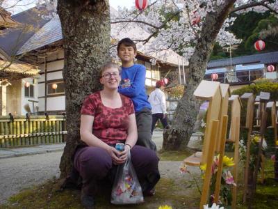 Mom and Kevin on Hanami
